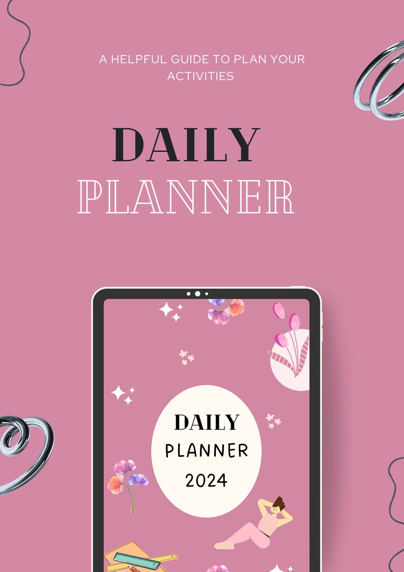 Digital Planner 2024 Planner Undated Digital Planner Christmas Planner