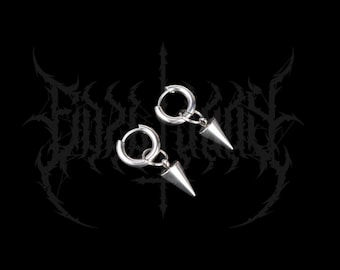 "WILL" EARRINGS, stainless steel jewelry, gothic earrings