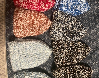 Potion Hand‑Knit Chunky Beanie (Unisex) Hand Knitted Chunky Oatmeal Wool Blend Beanie With Pom Pom  main image 2