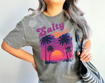 Salty Soul Summer PNG: Design a sublimazione Beach Vibes (download digitale)