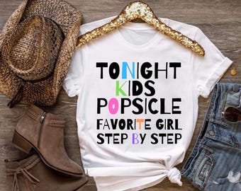 NKOTB Inspired Design PNG File: Black & White Lettering (Digital Download)
