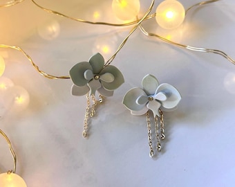 Flower Earrings / Polymer Clay Earrings, Clay Earrings, Floral Clay Earrings, Flower Clay Earrings, Handmade Earrings, Gifts For Her