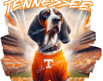 TN vols PNG, football, conception de t-shirt, conception imprimable, conception de tee-shirt bootleg, téléchargement numérique, vols, conception de football universitaire, mascotte Smokey