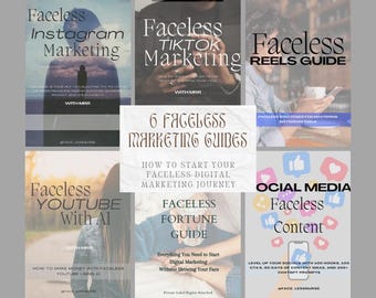 Lot de guides de marketing numérique sans visage avec droits de revente principaux, DPP marketing numérique, guides de marketing numérique faits pour vous avec MRR DFY