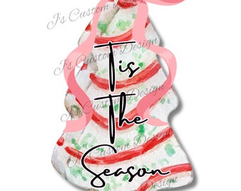 Gâteau de sapin de Noël png, conception de Noël PNG, sublimation de vacances, Noël rose PNG, Noël, conception de chemise de Noël, tenue de vacances