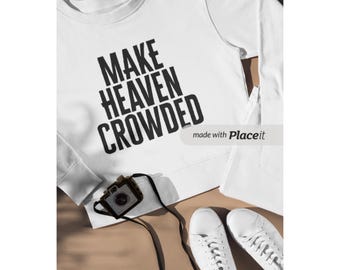 Rendez le ciel bondé DTF PNG, conception de chemise chrétienne, chemise de vers de la Bible, conception imprimable, conception de chemise religieuse, chemise d'église, cadeau pour elle