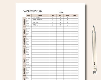 Journal d'entraînement | Carnet de notes d'entraînement robuste A5 pour suivre la salle de sport – Couverture rigide avec papier épais pour l' entraînement et l'haltérophilie Azoob