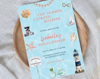 The Summer I Turned Married Bridal Shower- TSITP- Beach Theme- Cousins Beach- Team Conrad- Team Jeremiah