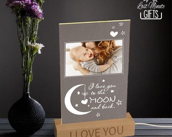 Personalisierte Baby Geburt Acryl Rahmen, New Mom Andenken