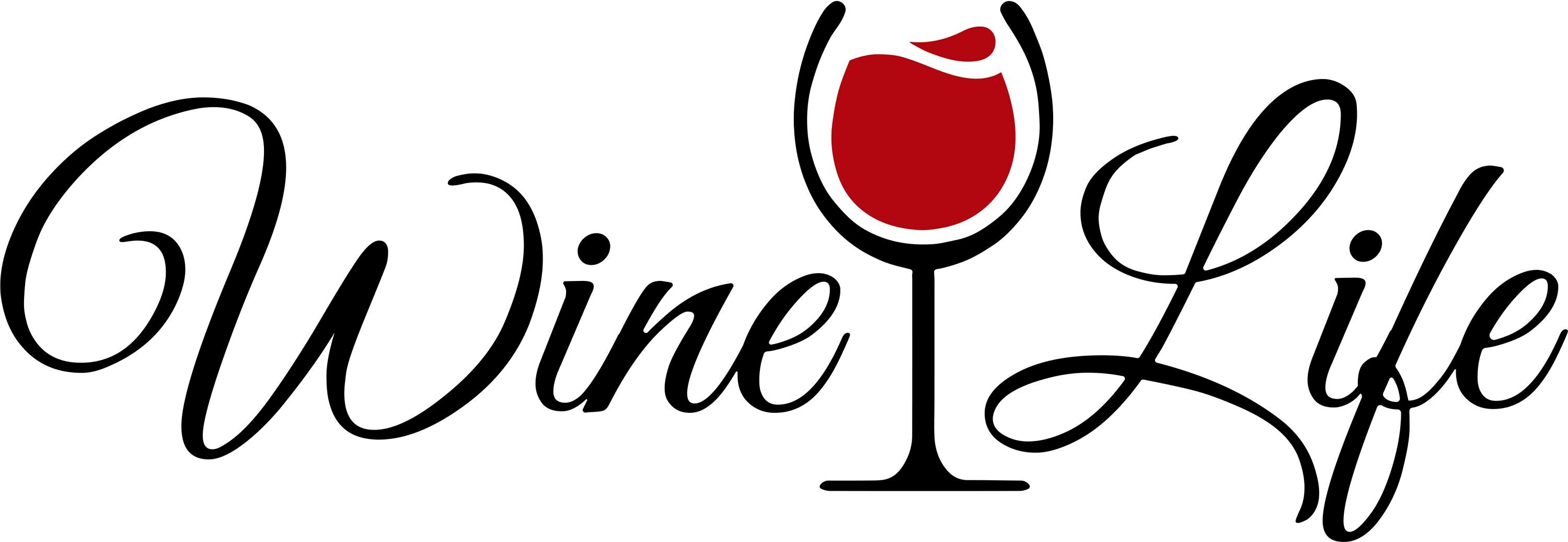 Wine Life Decal Black Transfer Decal With Red Wine Glass for Car and