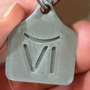 Customizable Cattle Ear Tag Pet ID