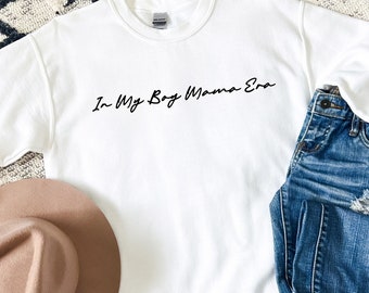 In My Boy Mama Era, Boy Mom Gifts, Boy Mommy, Boy Mom Sweatshirts, Boy Mom Era, Boy Mom Tee Shirts, Tee Shirts, Mom Shirt, Mom Tee Shirts