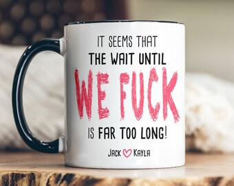 Langstrecken-Beziehungs-Geschenk, Kaffeetasse für freches Paar, LDR-Freund-Freundin-Geschenk, Valentinstag, vermisse dich Geschenk für sie/ihn