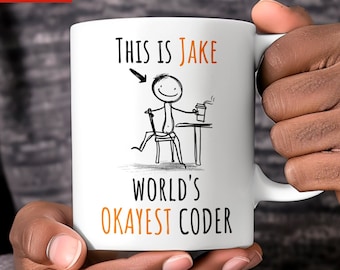 Custom Programmer Gift, Personal Coffee Mug For Backend Developer, Unique Gift For Developers, For Friends Colleague, Customizable Name