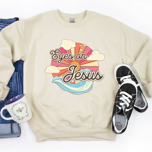 Christian Sweatshirt Retro Christian Sweatshirt Cozy Jesus Crewneck Christian Religious Sweater Christian Girl Sweatshirt Christian Gifts