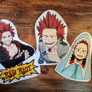 Kirishima &quot;Red Riot&quot; - Stickers/Magnets