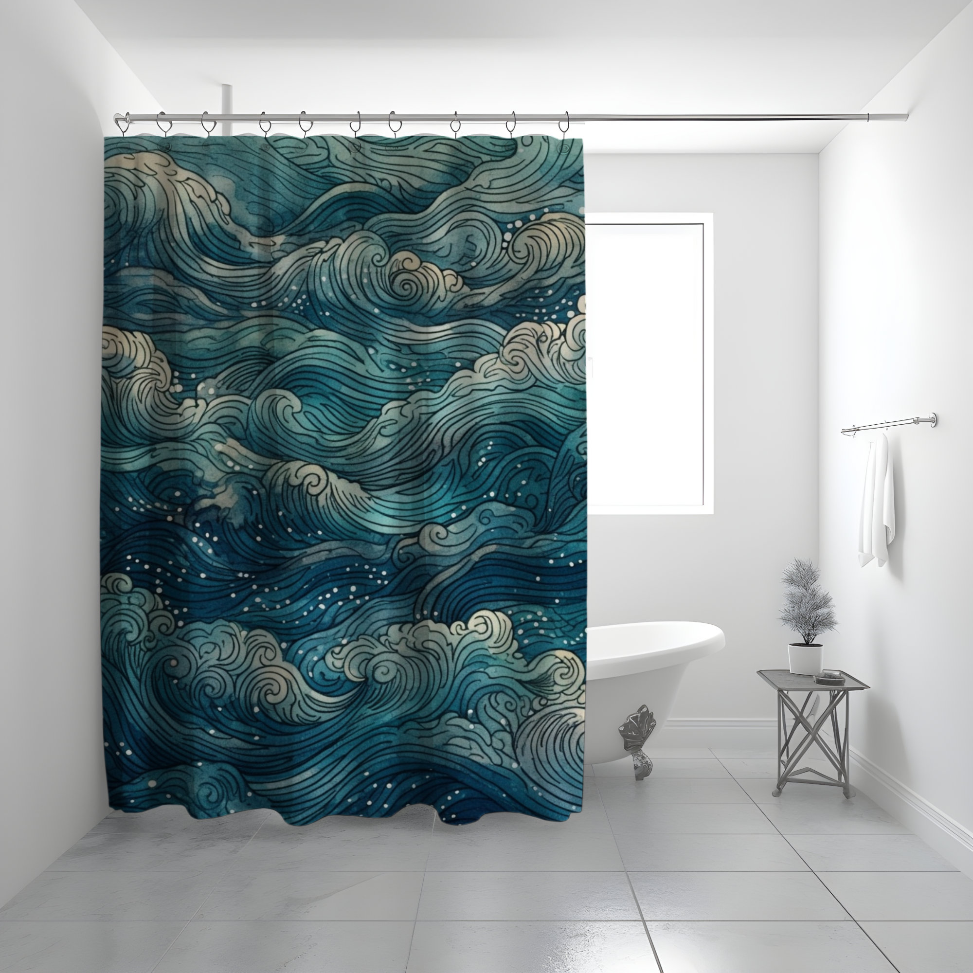 Ocean Shower Curtain -  Canada