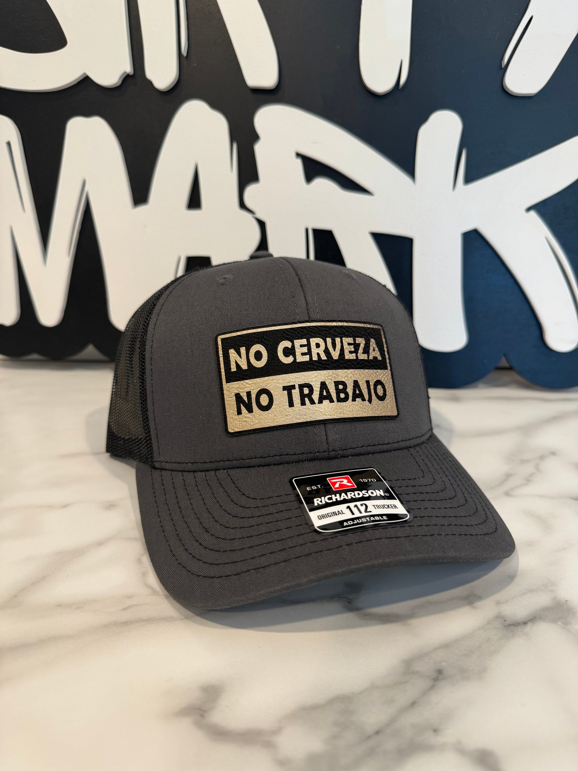 No Beer No Work, No Cerveza No Trabajo, Leatherette Hat, Dirty Gifts, I ...