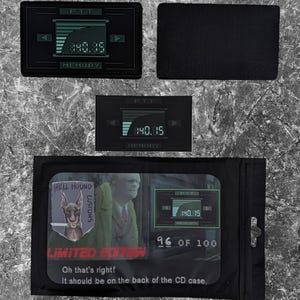 HHC -*Limited Edition* - Metal Gear Solid - Back of the CD case Codec patch