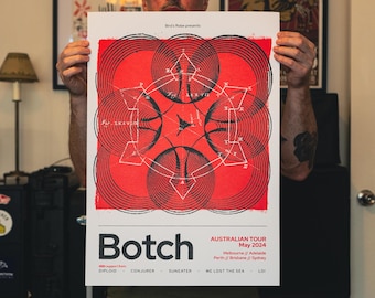 Botch LTD Edition Screen Print Gig Poster