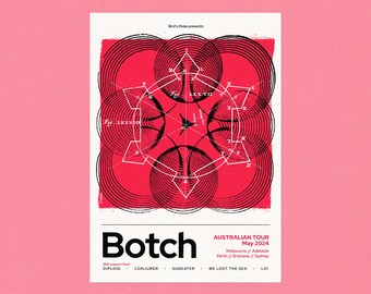 Botch LTD Edition Screen Print Gig Poster