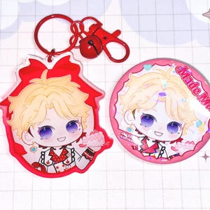 NEW! Enstars Ensemble Stars Arashi Narukami keychains, stands, pins