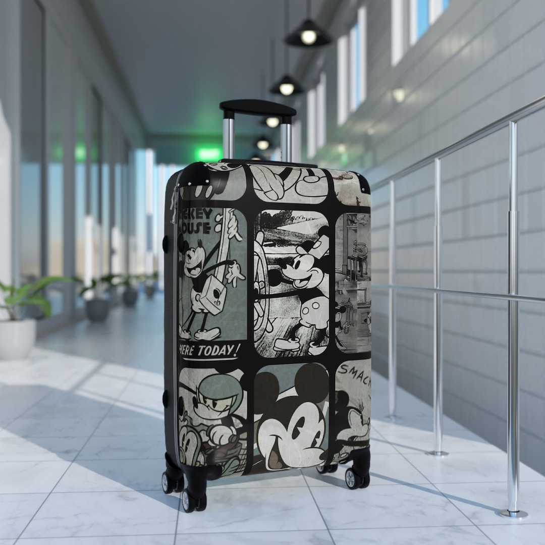 Mickey Mouse Suitcase Etsy