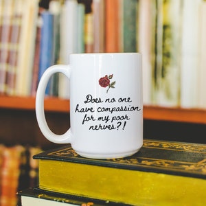Pride and Prejudice Gifts, Pride and Prejudice Mug, Jane Austen Gifts, Jane Austen Mug, Mr Collins, Funny Book Lover Gift, Bookish Gift for
