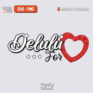 DELULU FOR| kpop SVG | Digital file Kpop Stickers | kpop decal