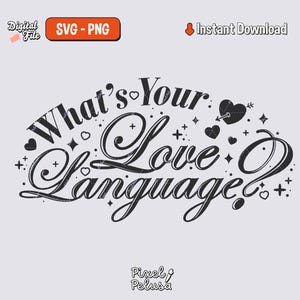 Love Language | kpop SVG | Digital file Kpop Stickers | kpop decal