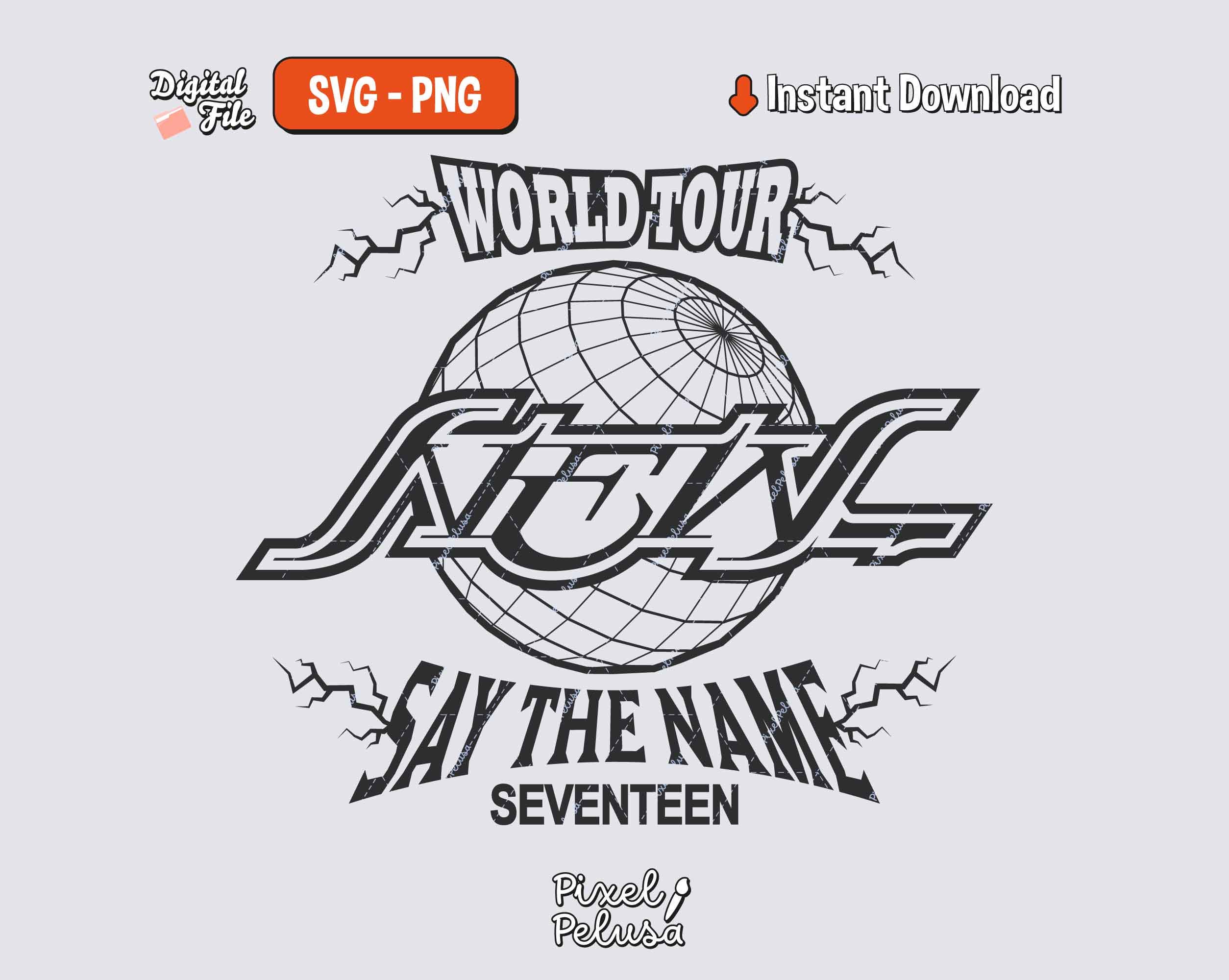 Seventeen Tour Svg - Etsy
