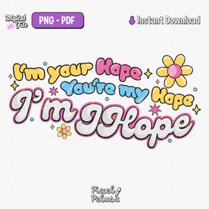 I'm hope you're hope i'm jhope | kpop PNG | Digital Kpop Stickers | kpop decal