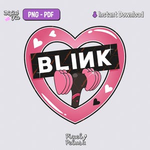 Lightstick blink | kpop png | clipart