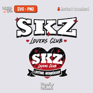Lovers club stay | kpop SVG | Digital file Kpop Stickers | kpop decal