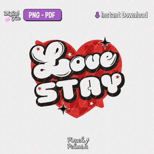 Love Stay | kpop png | kpop decal | clipart