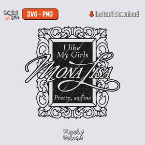 i l ike my girls  | Digital file Kpop Stickers | kpop decal