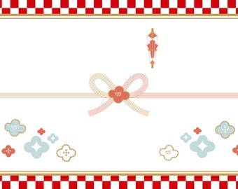 Papel de regalo japonés Noshi tradicional (1)