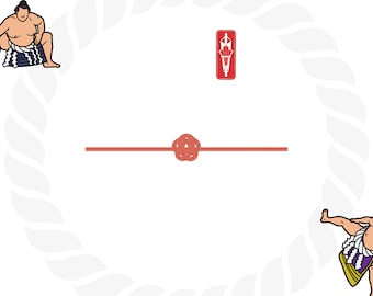 Papel de regalo japonés tradicional Noshi 　SUMO
