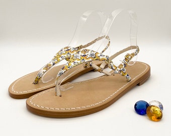 Positano Sandal Texture Nuance Made in Italy Capri sandal