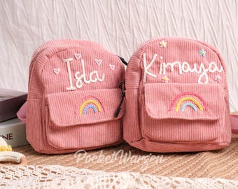 Custom Children&#39;s Backpacks | Personalized Baby Preschool Bags | Cute Mini Backpacks | Ideal Birthday Gifts for Boys and Girls