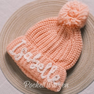 Gorros de invierno personalizados para niños / Gorros acogedores para los más pequeños / Ideas de regalos únicos para niños