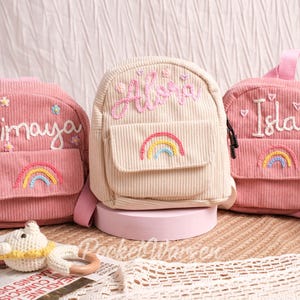 Sacs à dos personnalisés pour enfants | Sacs personnalisés pour bébé d'âge préscolaire | Mini sacs à dos mignons | Cadeaux d'anniversaire idéaux pour garçons et filles