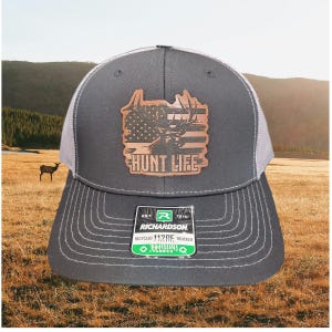 Casquette en similicuir ELK, HUNT LIFE, Richardson 112RE