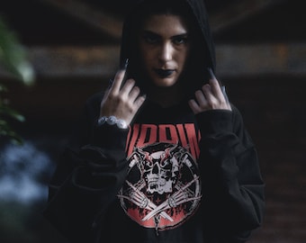 Riddim Dubstep Felpa con cappuccio Abiti da festival Abbigliamento rave EDM Merch