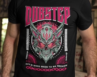 Dubstep TShirt Festival Shirt Rave Tee - Le rotaie sono state fatte per essere rotte
