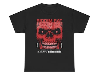 Riddim Rat - Dubstep Music Festival Tee Shirt For EDM Raves