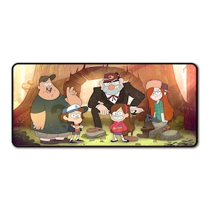 Cartoon-Inspired Forest Adventure Mouse Pad, Durable and Vibrant Desk Accessory