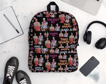 90's Throwback Men on Film All Over Print Backpack