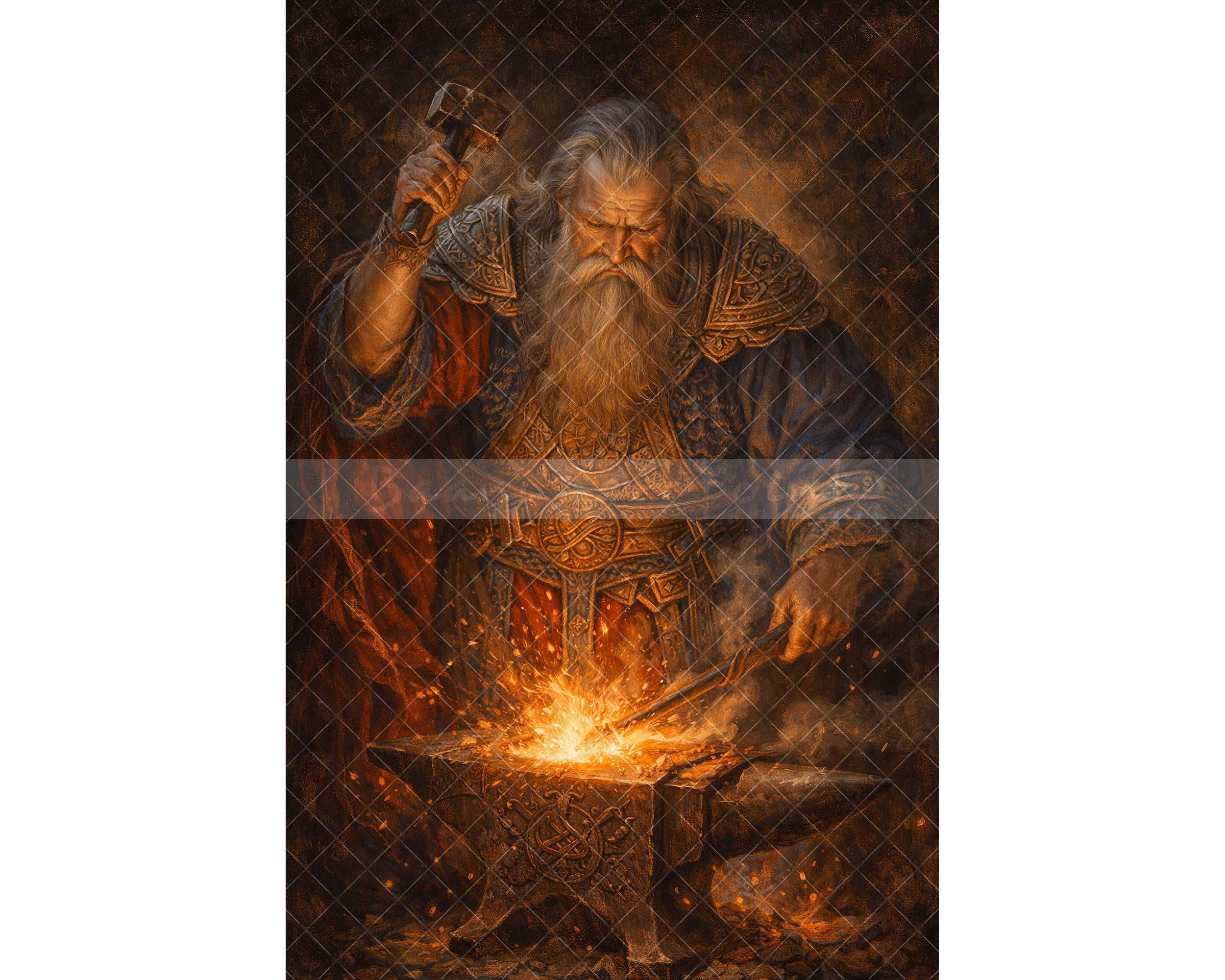 Svarog, Slavic God of Fire and Forge, Ancient Sky Father and Divine ...