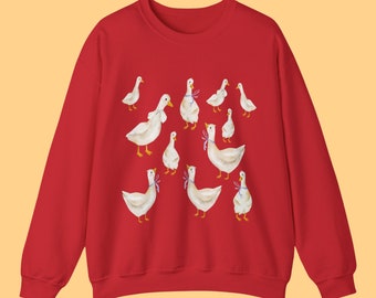Silly Goose Sweatshirt, Goose Crewneck Sweatshirt, Goose Shirt,Animal lover sweatshirt, Goose Lover Sweatshirt,Trendy Silly Goose Sweatshirt